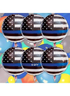 ’S Police Thin Blue Line Balloons (6 Pcs.) 18” Round Mylar! - pzsku/ZD2439507CEDA86E81799Z/45/_/1692166433/fde102b2-af6e-406f-8408-7bdf503068d9