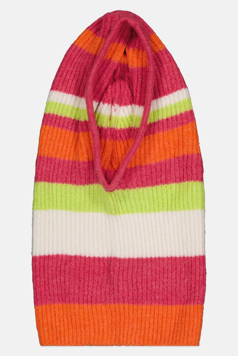 Reserved Women Stripe Knitted Balaclava, Multicolor - Image 1