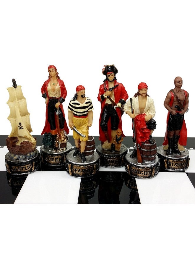 HPL Pirates Vs Royal Navy Pirate Chess Men Set - No Board - Image 1