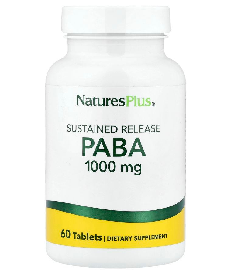 PABA Sustained Release 1000 mg 60 Tablets