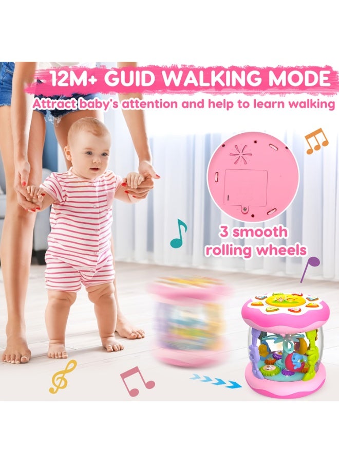Children'S Musical Drum Toy - Animal Rotating Projector Light Strip, Colorful Lights And Animal Sound Effects, Interactive Toy, Perfect Gift For Both Boys And Girls, Sensory Play, Child-Friendly Design, Great For Christmas Stocking Stuffing. - Image 4