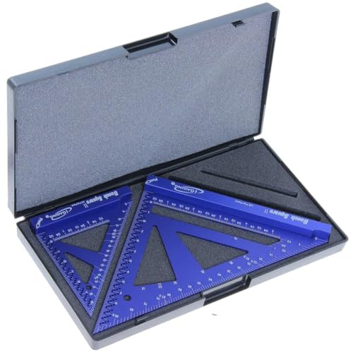 iGaging Bench Square 4" & 7" (Aluminum, Set), Tri Square Set, #36-BS-47-A - Image 2