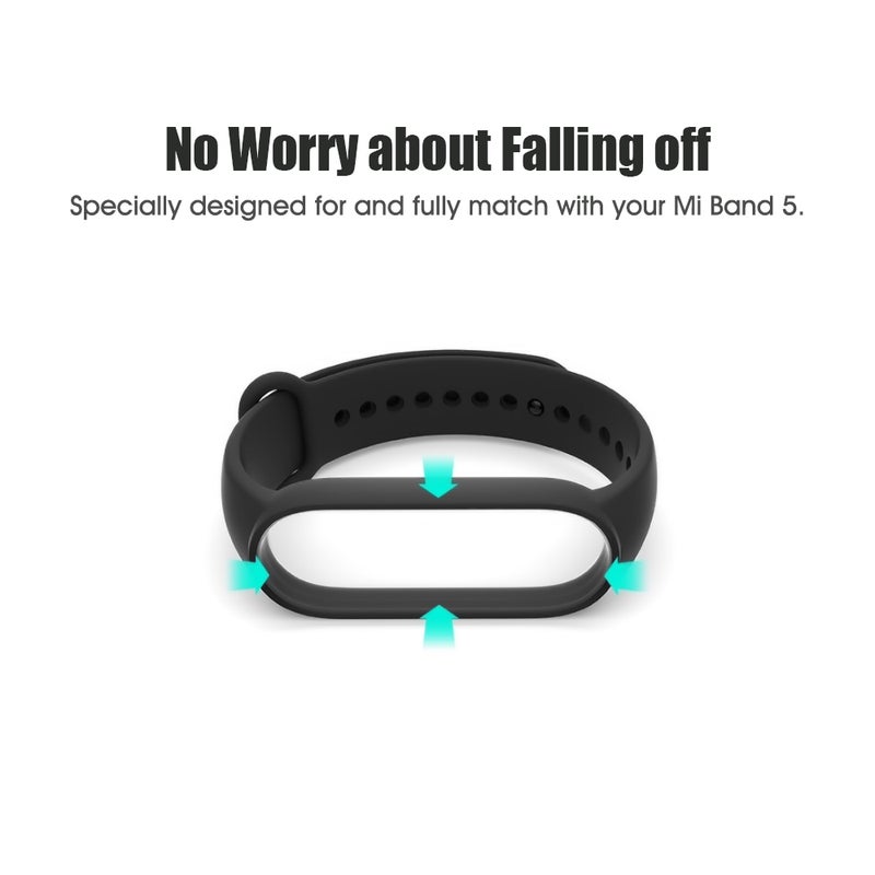 Xiaomi MI Band 5 Strap Wristband Bracelet Replacement Strap 1.1inch Pink - Image 5