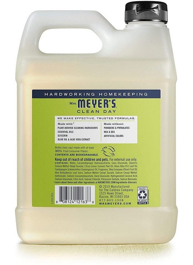 Mrs. Meyer's Clean Day Liquid Hand Soap Refill Lemon Verbena And Basil Variety Pack 33 Fl Oz Each  - Image 4