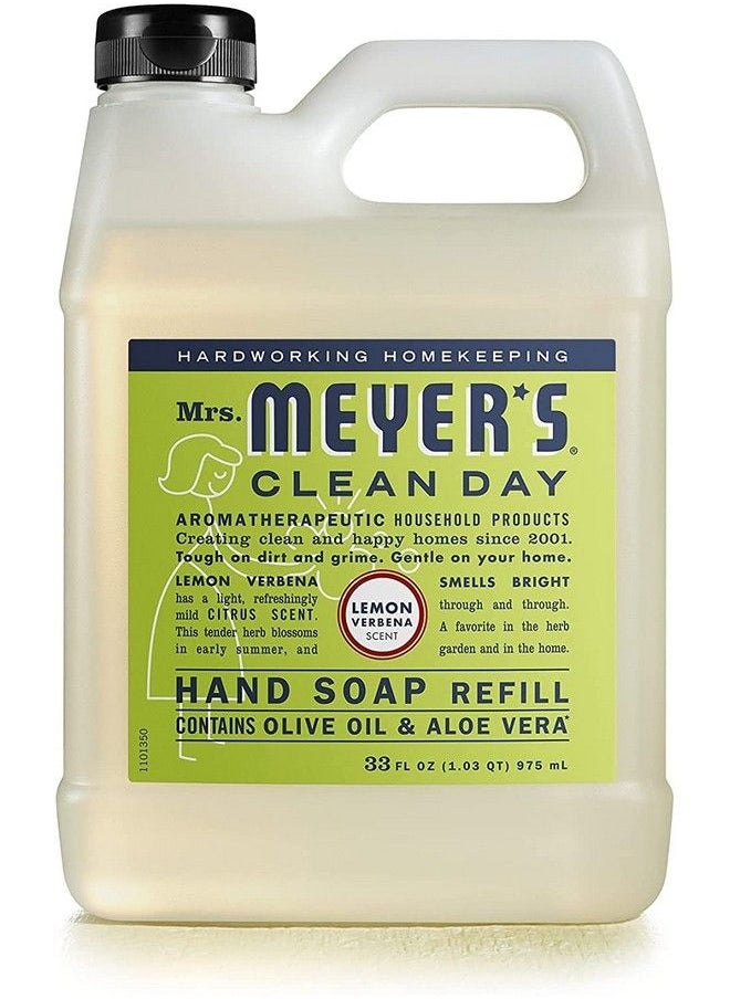 Mrs. Meyer's Clean Day Liquid Hand Soap Refill Lemon Verbena And Basil Variety Pack 33 Fl Oz Each  - Image 3