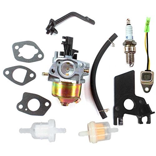 aisen AISEN Carburetor for ETQ TG2500 TG3000 TG3600 TG4000 Generator Insulator Gasket Fuel Filter Fuel Line Spark Plug Oil  - Image 1