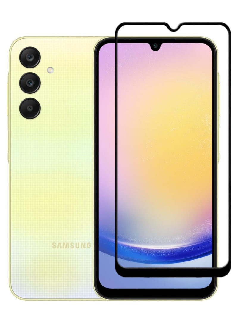 ACLIX Antistatic ESD Dustproof Premium Quality High Definition Tempered Glass Screen Protector Designed For Samsung Galaxy A25 - Image 1