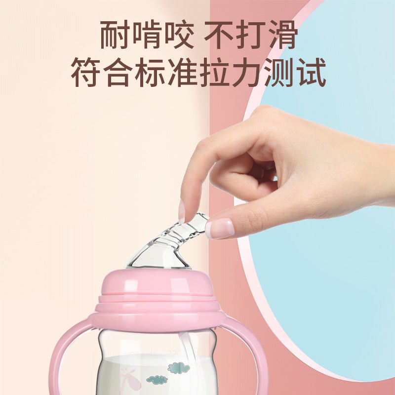 Meiyingtang Baby Pp Wide Diameter Bottle Plastic Baby Choke-Proof Cup Newborn Bottle Straw With Handle Bottle - Image 5