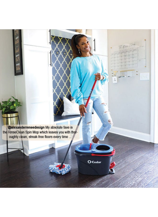 o cedar - EasyWring RinseClean Microfiber Spin Mop with Bucket Multicolor 32.25 x 49.65 x 30.6 cm 168534 - Image 1
