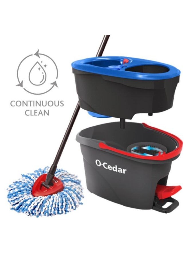 o cedar - EasyWring RinseClean Microfiber Spin Mop with Bucket Multicolor 32.25 x 49.65 x 30.6 cm 168534 - Image 1
