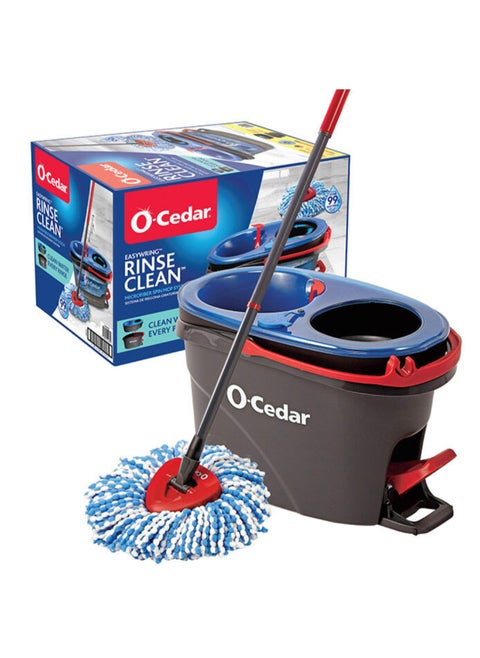 EasyWring RinseClean Microfiber Spin Mop with Bucket Multicolor 32.25 x 49.65 x 30.6 cm 168534