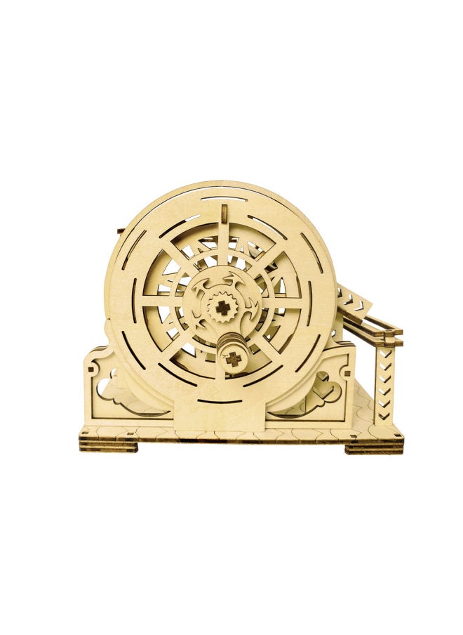 Generic - Diy Wooden Track Ball Creative 3D Assembling Toy Handmade Assembling Building Blocks Educational Mechanical Transmission Model-Color:Support Personalized Ball Model Customization - Image 1