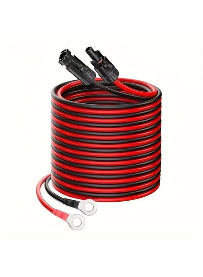 3m 14AWG MC4 Extension Cable Female Male Connector O Ring Terminal - Image 4