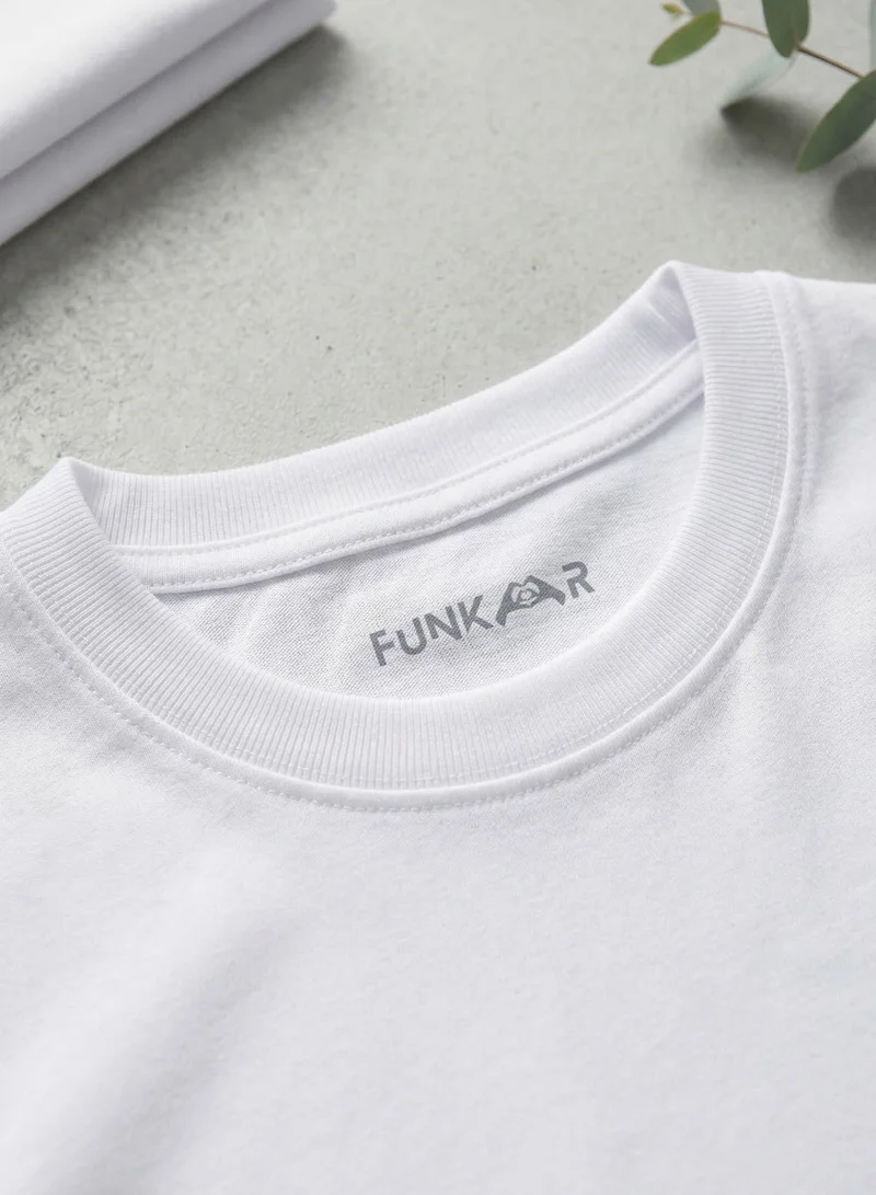 Funkaar white FUNKAAR USA Flag Graphic T-shirt for Boys & Girls  | Best Price UAE