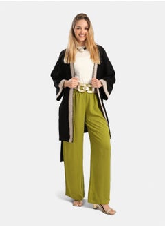 Carina Embroidered Neck & Cuffs Kimono  - Image 5