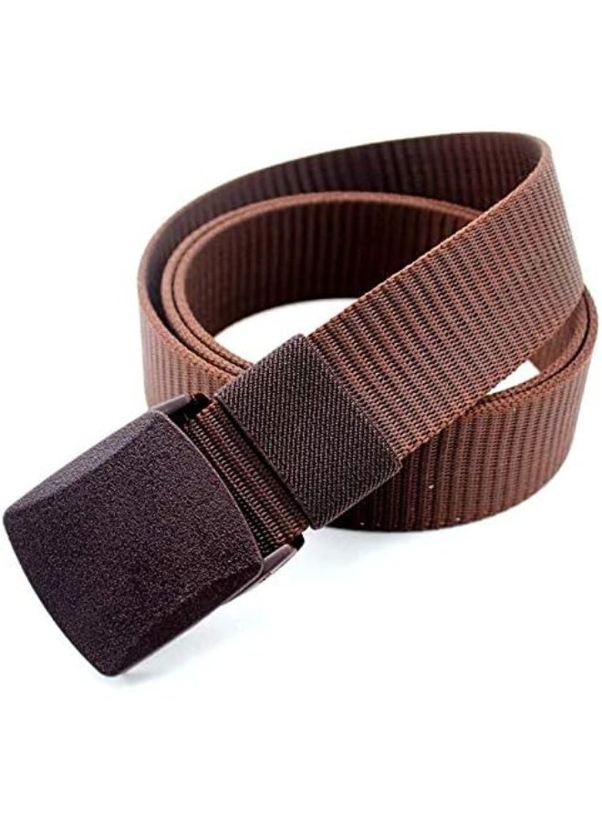 3-Pack Nylon Canvas Belt Plastic Buckle Belt Travel Adjustable Nylon Web Slide Belt - Image 3