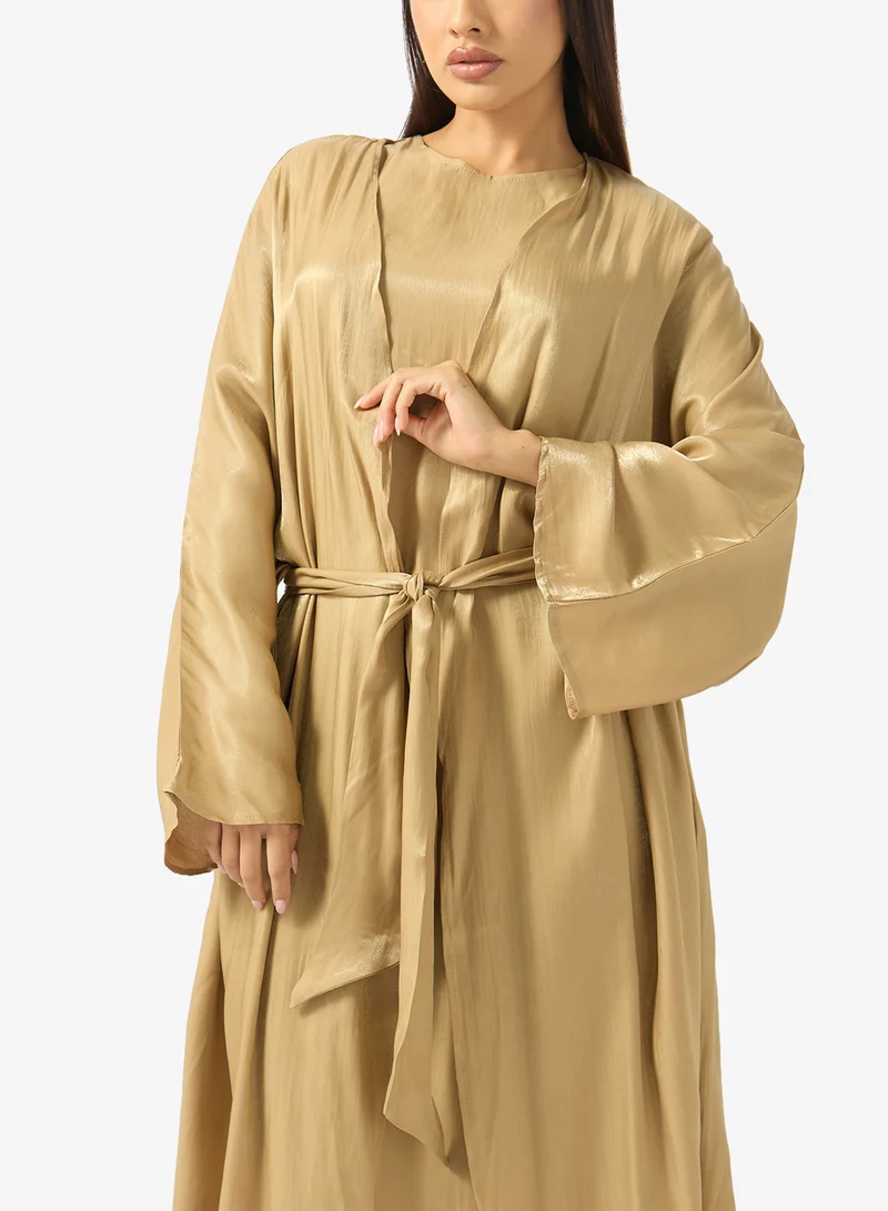 Khizana  Tonal Abaya With Inner Dress for Women | Best Price UAE