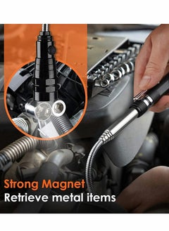 Excefore Tool Gifts for Men Dad Husband Telescoping Magnetic Pickup Tool Stocking Stuffers Gifts, Mechanic Magnet Unique Gadget Birthday  - Image 2
