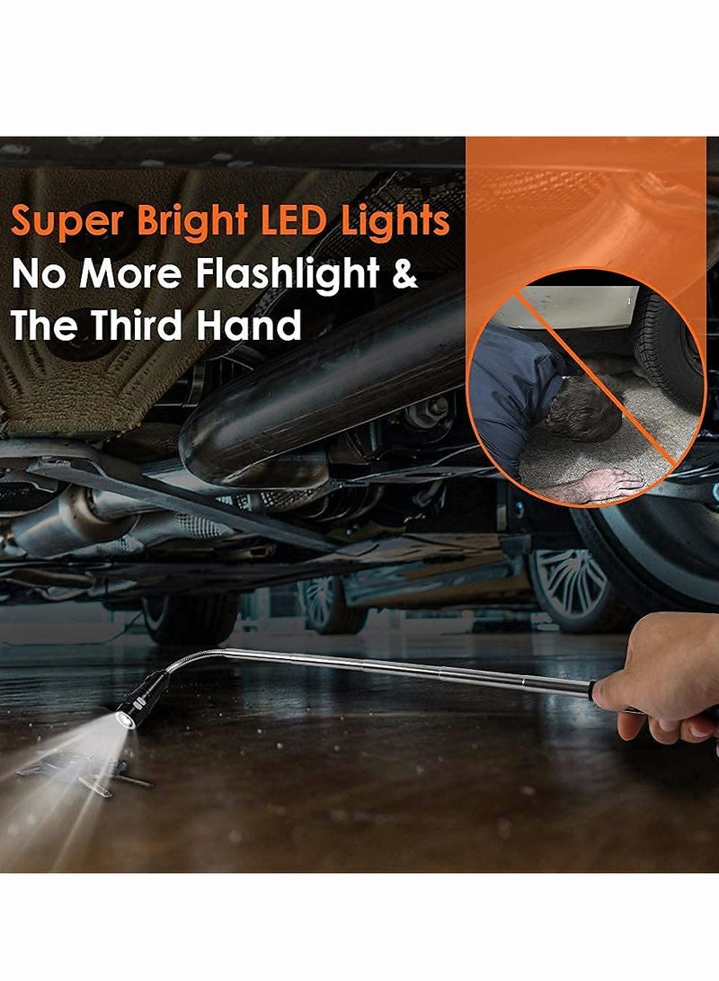 Excefore Tool Gifts for Men Dad Husband Telescoping Magnetic Pickup Tool Stocking Stuffers Gifts, Mechanic Magnet Unique Gadget Birthday - Image 5