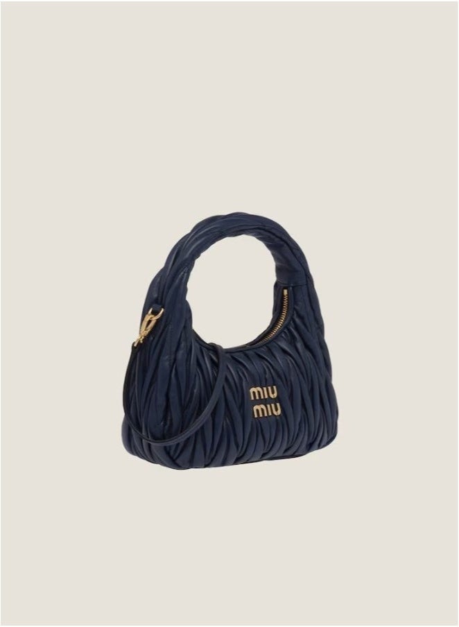 Miu Miu MIU MIU Wander quilted nappa leather hobo Crossbody Shoulder Bag - Image 2