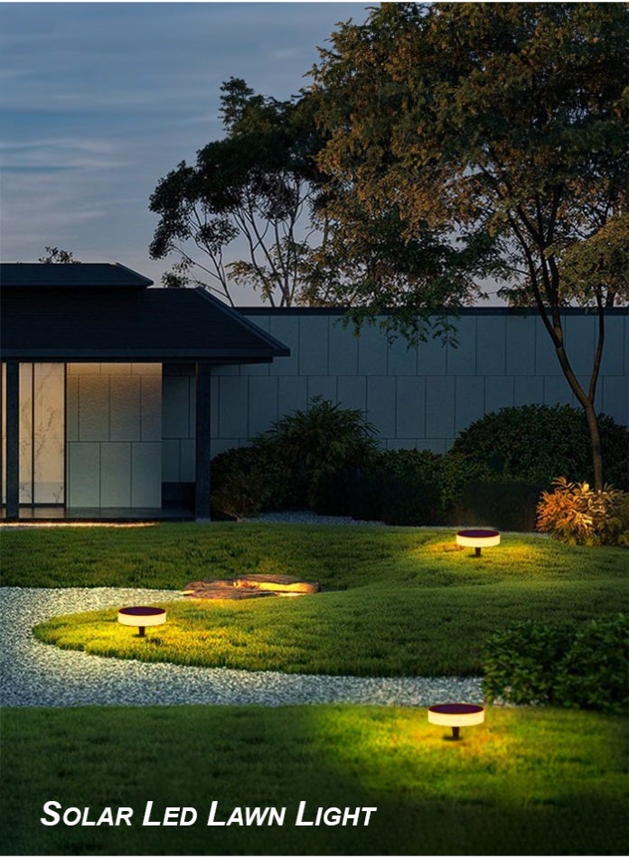 Vmax Outdoor Solar LED Light – Dual Mount Garden Spike & Wall Lamp, Warm White Glow, IP65 Waterproof, Auto Dusk to Dawn - Image 1