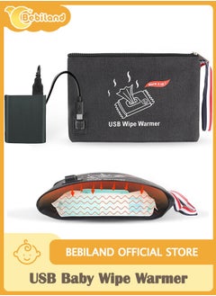 Bebiland USB Baby Wipe Warmer, Suitable Temperature for Baby's Skin for Travel And On The Go  - Image 1