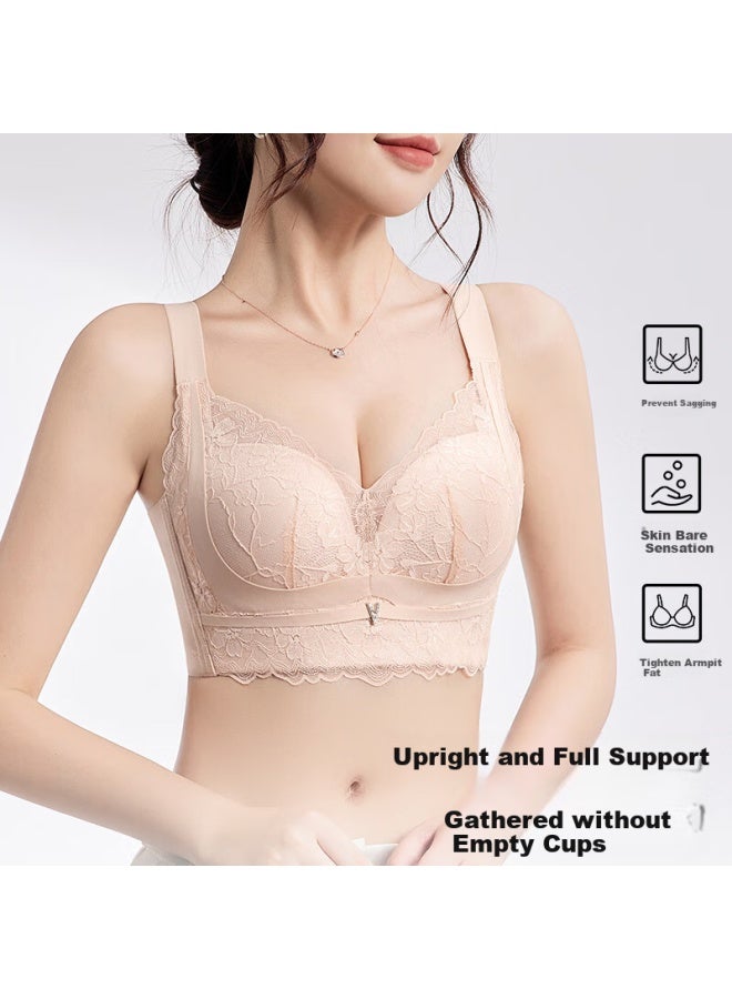 Gracewell Push-up Bra For Small Lift And Support, Prevent Sagging, Side Support, Lace, Wireless Brassiere - Image 2