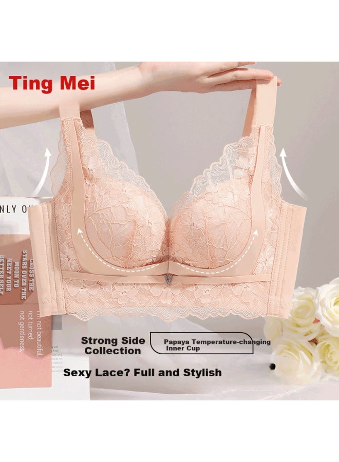 Gracewell Push-up Bra For Small Lift And Support, Prevent Sagging, Side Support, Lace, Wireless Brassiere - Image 1