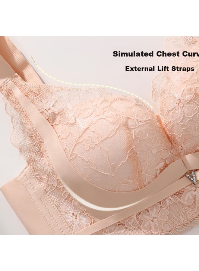 Gracewell Push-up Bra For Small Lift And Support, Prevent Sagging, Side Support, Lace, Wireless Brassiere - Image 3