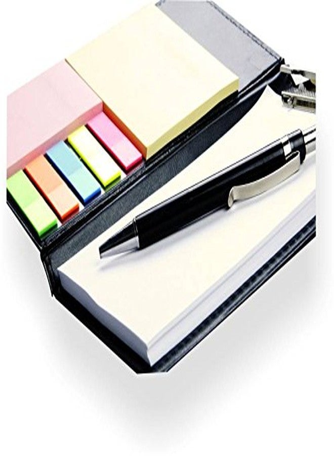 COI Note Pad/Memo Book with Sticky Notes & Clip Holder with Pen for Gifting - Image 1