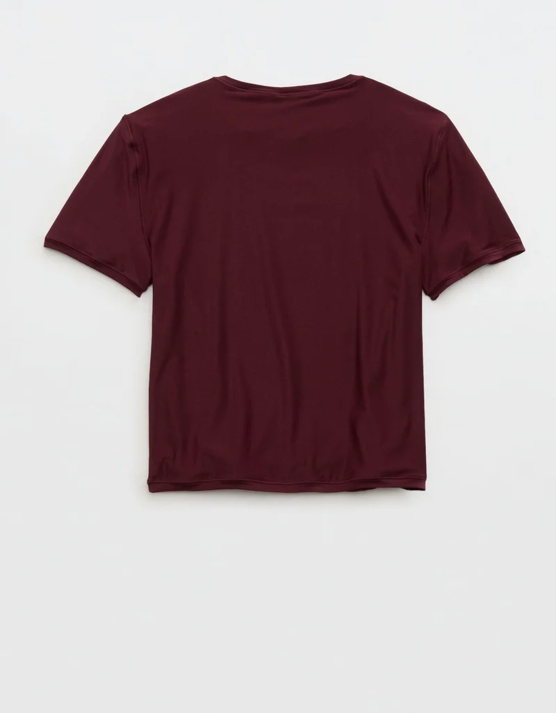 Aerie  Aerie SMOOTHEZ Short Sleeve Crew T-Shirt for Women | Best Price UAE