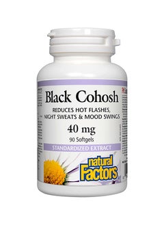 natural Factors Natural Factors Black Cohosh Extract 40 mg 90 Veggie Capsules 