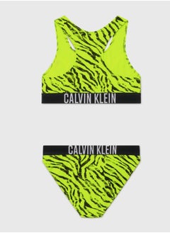 Calvin Klein Jeans Kids Logo Bralette Bikini Set  - Image 2