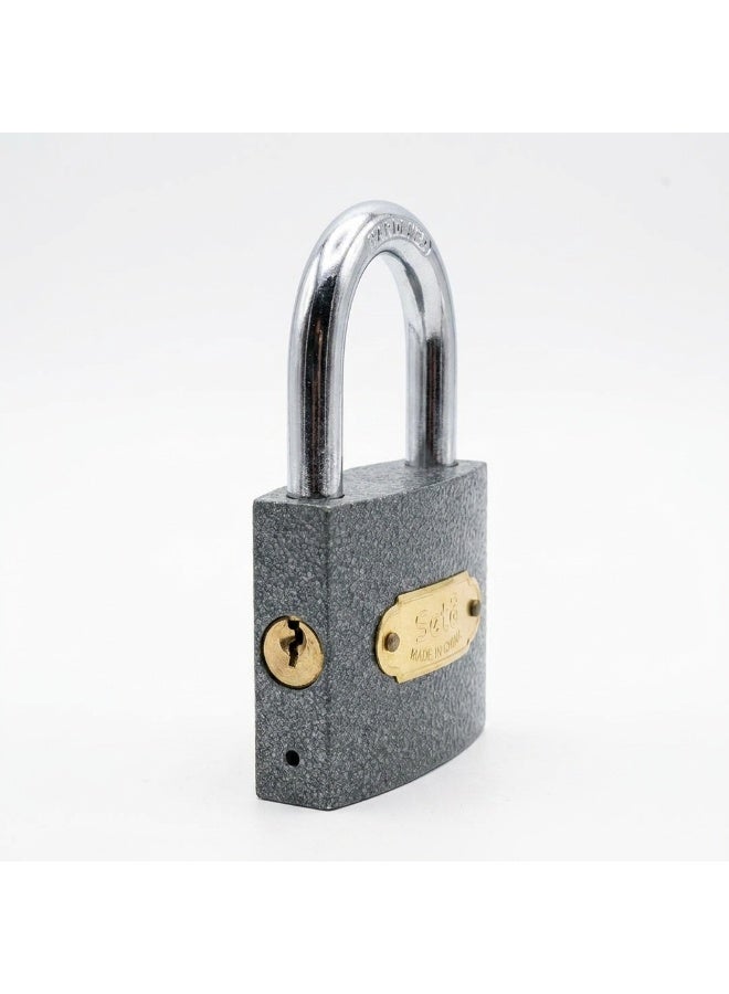 SOTO Heavy Duty 63mm Anti Theft Padlock with Hardened Steel Shackle and 3 Keys High Security Weather Resistant Metal Lock for Gates Doors Warehouses Storage Units Garages Fences Cabinets Outdoor Use Durable Rust Proof Security Lock - Image 5