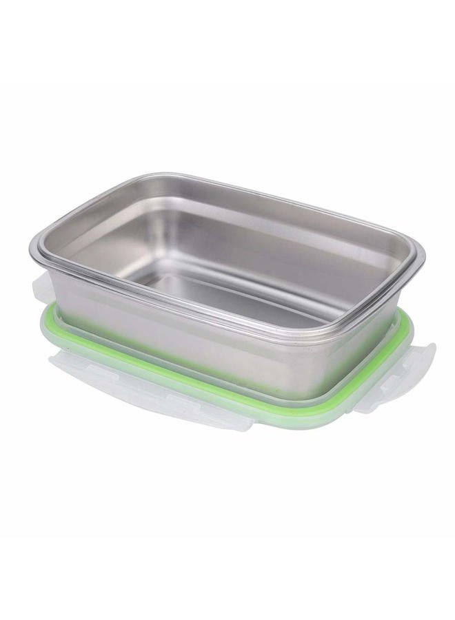 Haofy 850ml Portable Stainless Steel Lunch Box, Sealing Food Box Container for Outdoor Picnic - Image 4