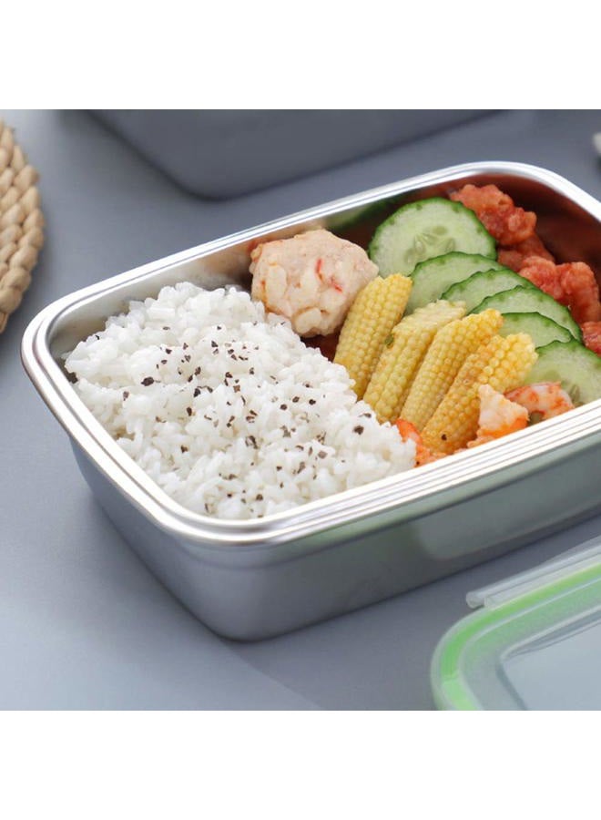Haofy 850ml Portable Stainless Steel Lunch Box, Sealing Food Box Container for Outdoor Picnic - Image 2