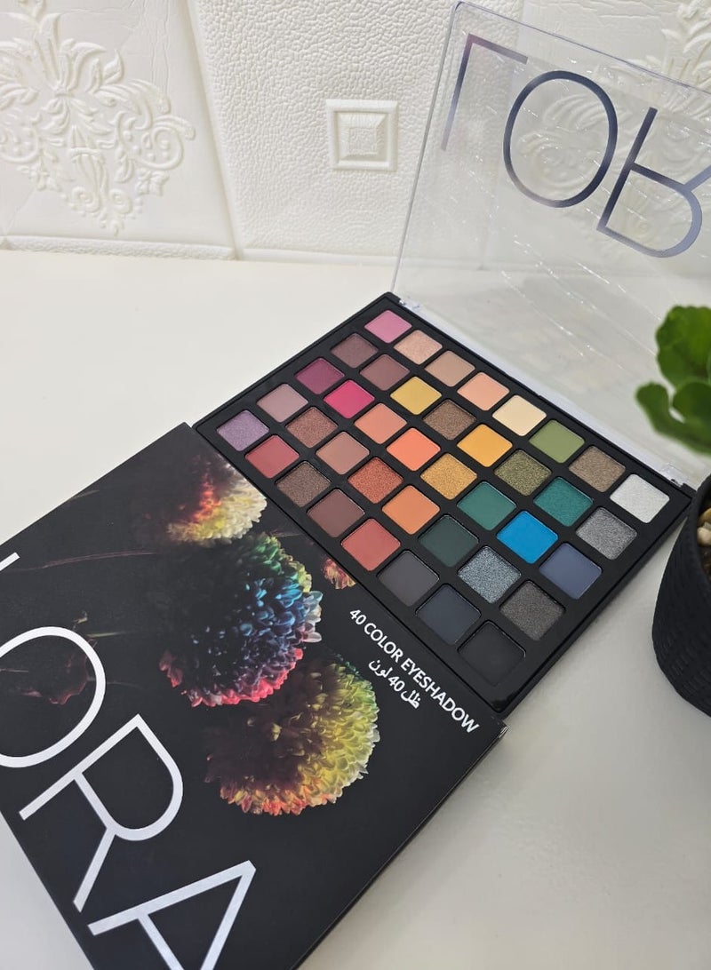 LORA 40 Color Eyeshadow - Image 2
