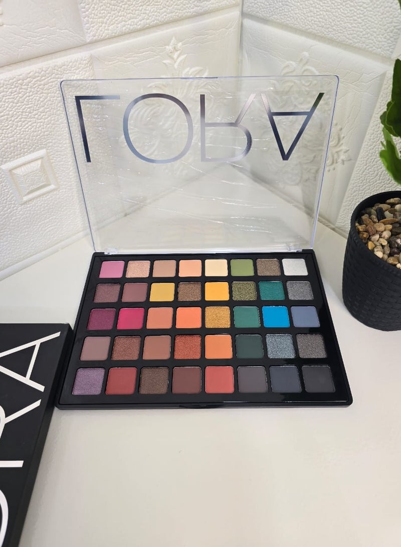 LORA 40 Color Eyeshadow - Image 3