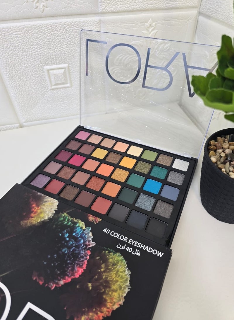 LORA 40 Color Eyeshadow - Image 1