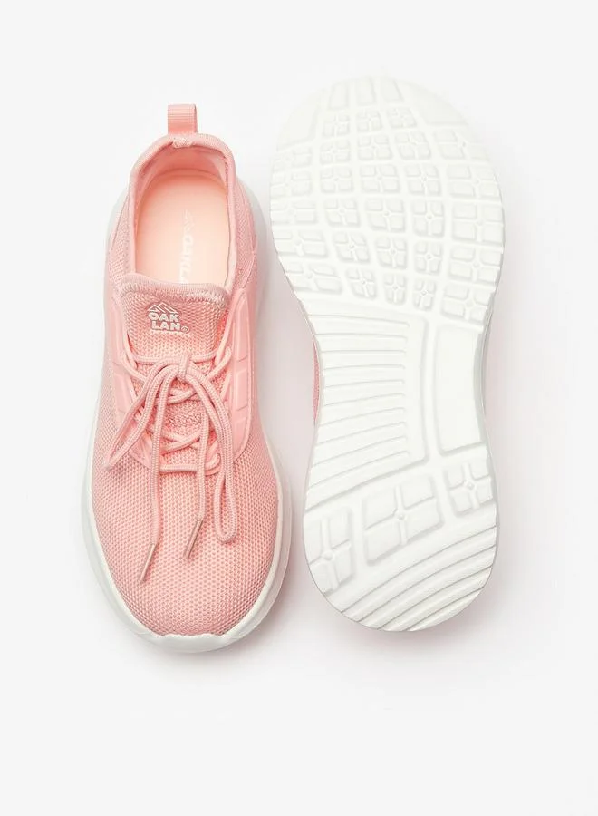 Oaklan by Shoexpress Oaklan Textured Walking Shoes With Lace-Up Closure