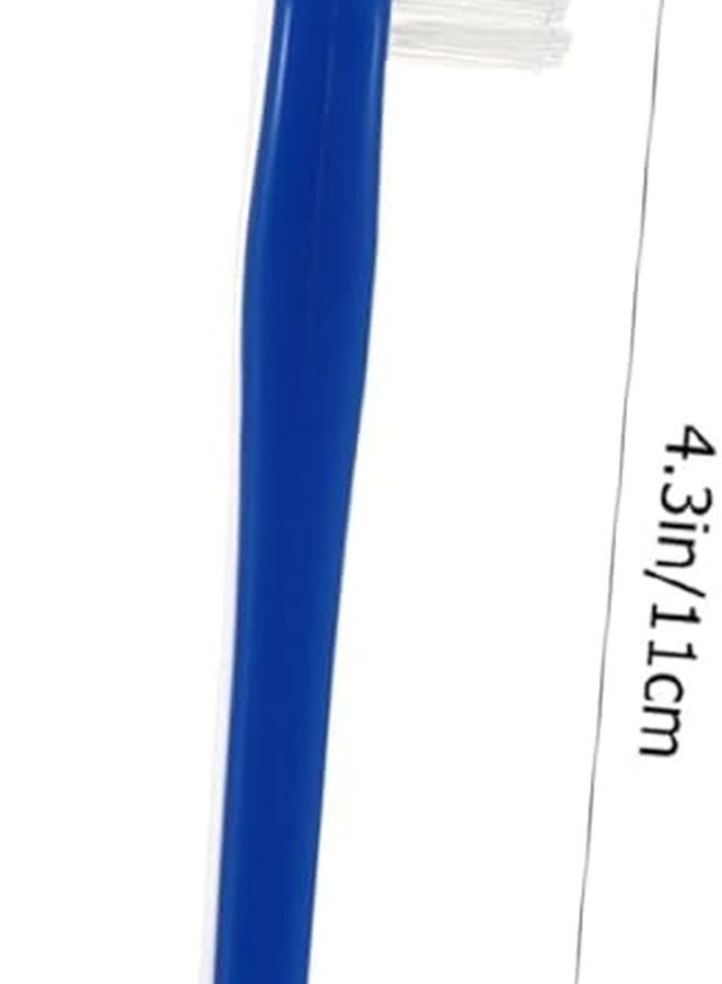 3Pcs Denture Toothbrush Soft Bristles Shaped Handle For Partial And Full Dentures Cleaning - Image 3