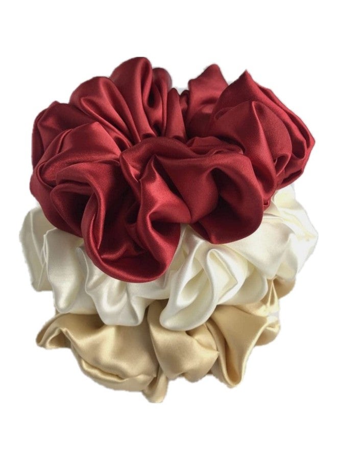 IBDA Lineage Rich Silk Scrunchies,Hair Ties, Handmade, Adjustable Size Rubber Band, Handmade, Hair Accessories - Image 2