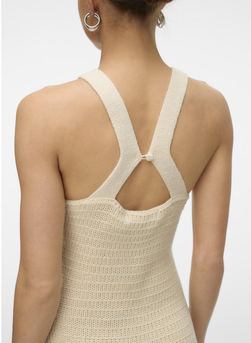 VERO MODA فستان فمالافي SL 7/8 غا سي - Image 4