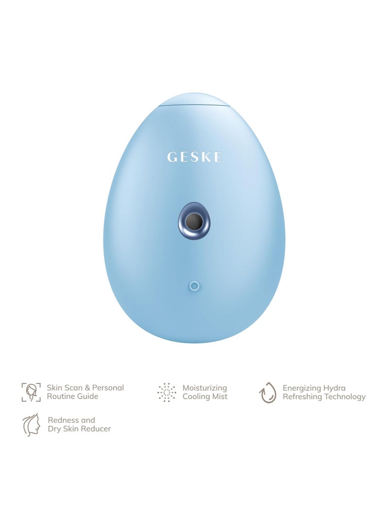 جيسكي جهاز ترطيب الوجه الذكي  |  في  | بخاخ الماء | جهاز بخار للوجه | بخاخ ماء | مرطب للوجه | جهاز تنظيف الوجه | رذاذ | مستحضرات تجميل | توهج طبيعي - أكوامارين - Image 4