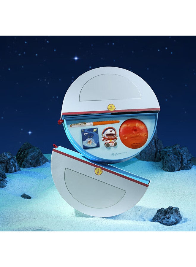 Pimio Fountain Pen Gift Box, Doraemon Planet Series Set, هدية عيد ميلاد رجال وأعمال راقية للرجال والنساء، البالغين والطلاب، قلم الخط 956 Planet Orange - Image 2