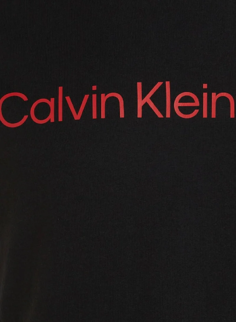 Calvin Klein Jeans Ck Black / Salsa Institutional Logo Slim Fit T-Shirt and for Men | Best Price UAE