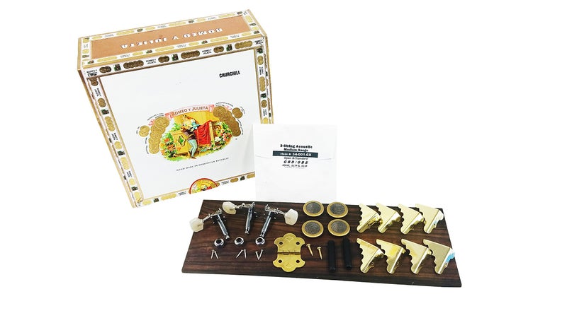C. B. Gitty Basic Cigar Box Guitar Kit with Detailed Assembly Instructions - Image 1