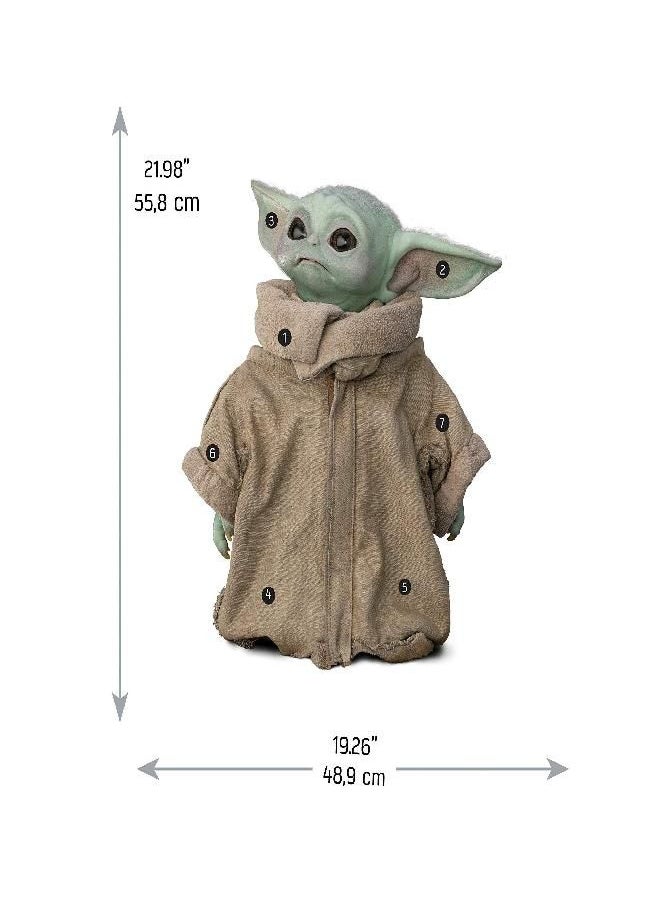 RoomMates - RoomMates RMK4477SCS The Mandalorian Baby Yoda Grogu Peel and Stick Wall Decals - Image 1