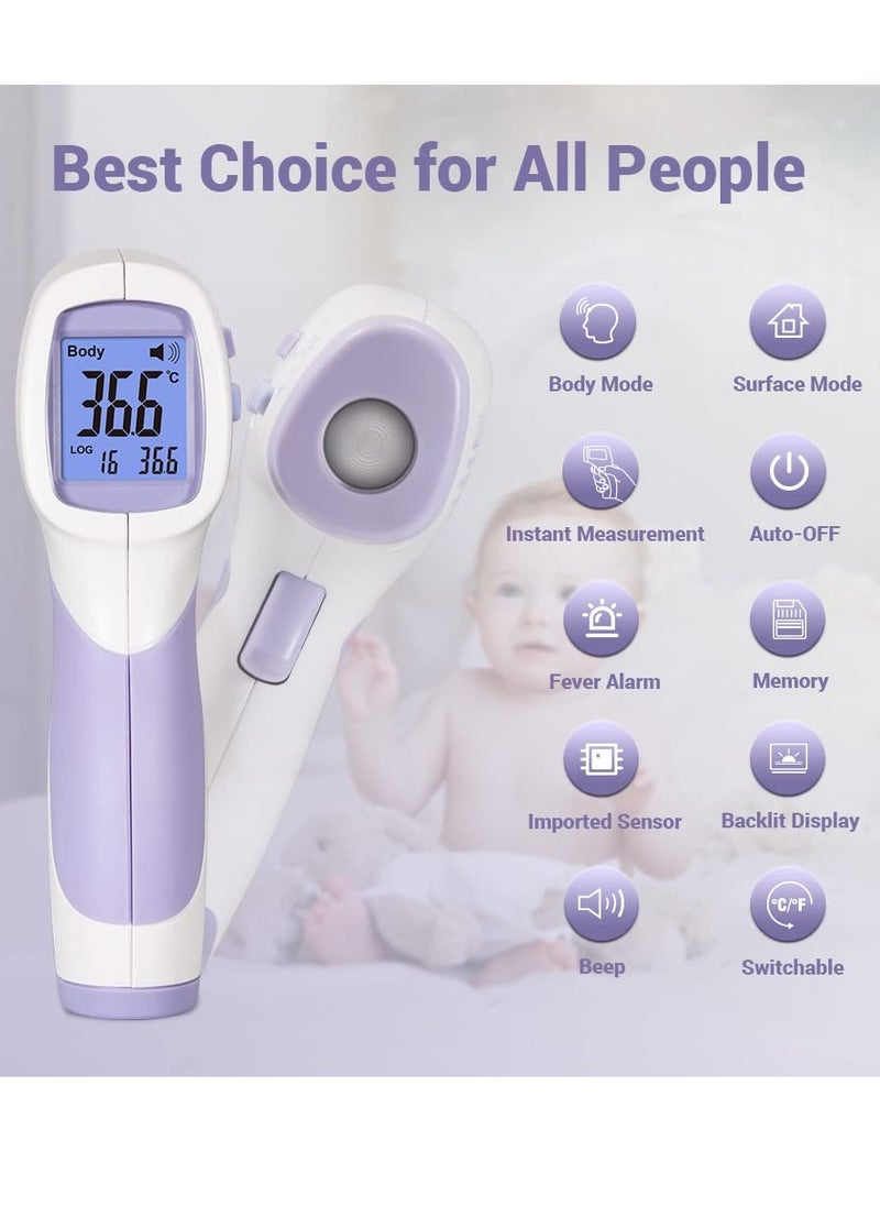 oem Forehead Digital Forehead Thermometer, Touchless, Fever Indicator, Reading for Baby, Kids, & Adults, Intrusive Free Readings  - Image 2