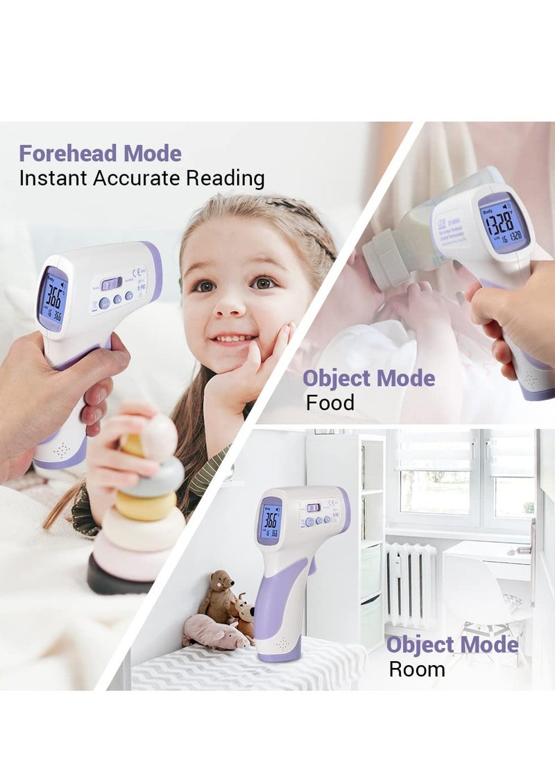 oem - Forehead Digital Forehead Thermometer, Touchless, Fever Indicator, Reading for Baby, Kids, & Adults, Intrusive Free Readings - Image 1